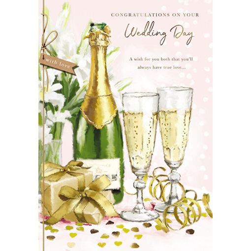 Picture of WEDDING DAY CARD WITH LOVE